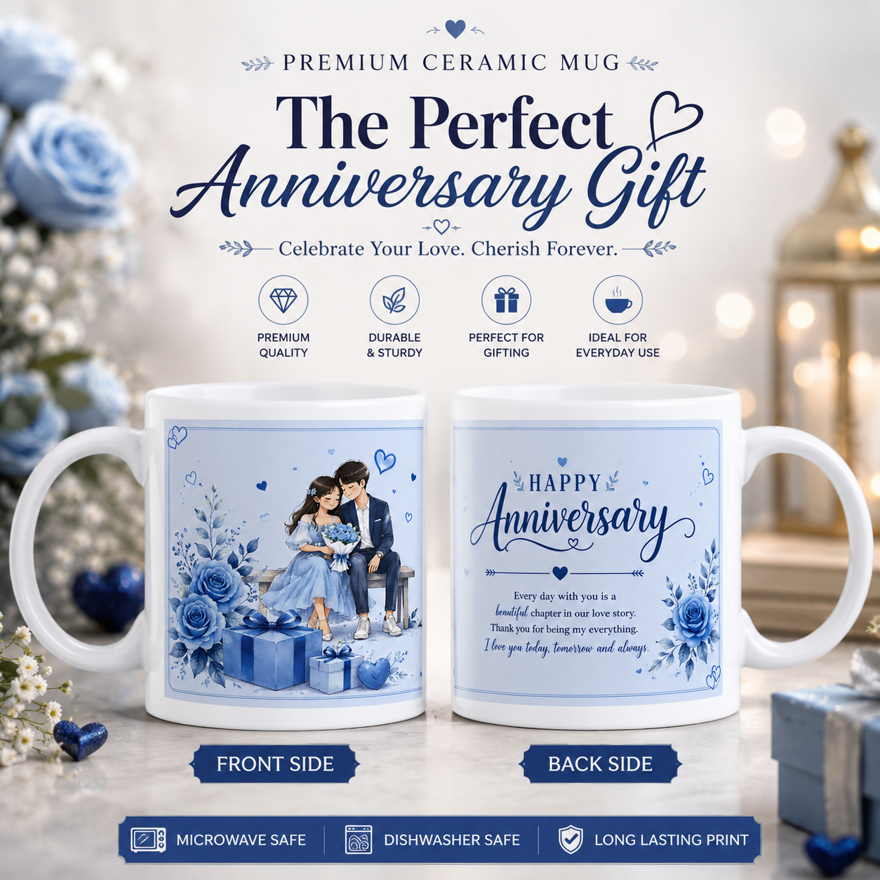 Handsome Hubby Premium Printed Ceramic Coffee Mug