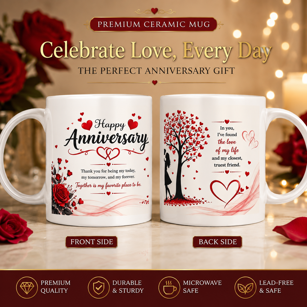 Handsome Hubby Premium Printed Ceramic Coffee Mug