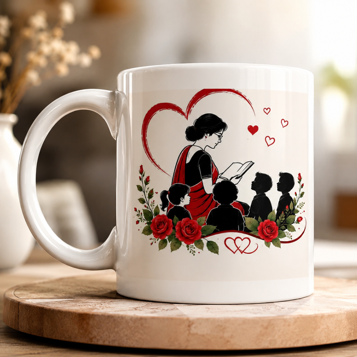 Happy Teacher's Day Printed Ceramic Magic Mug