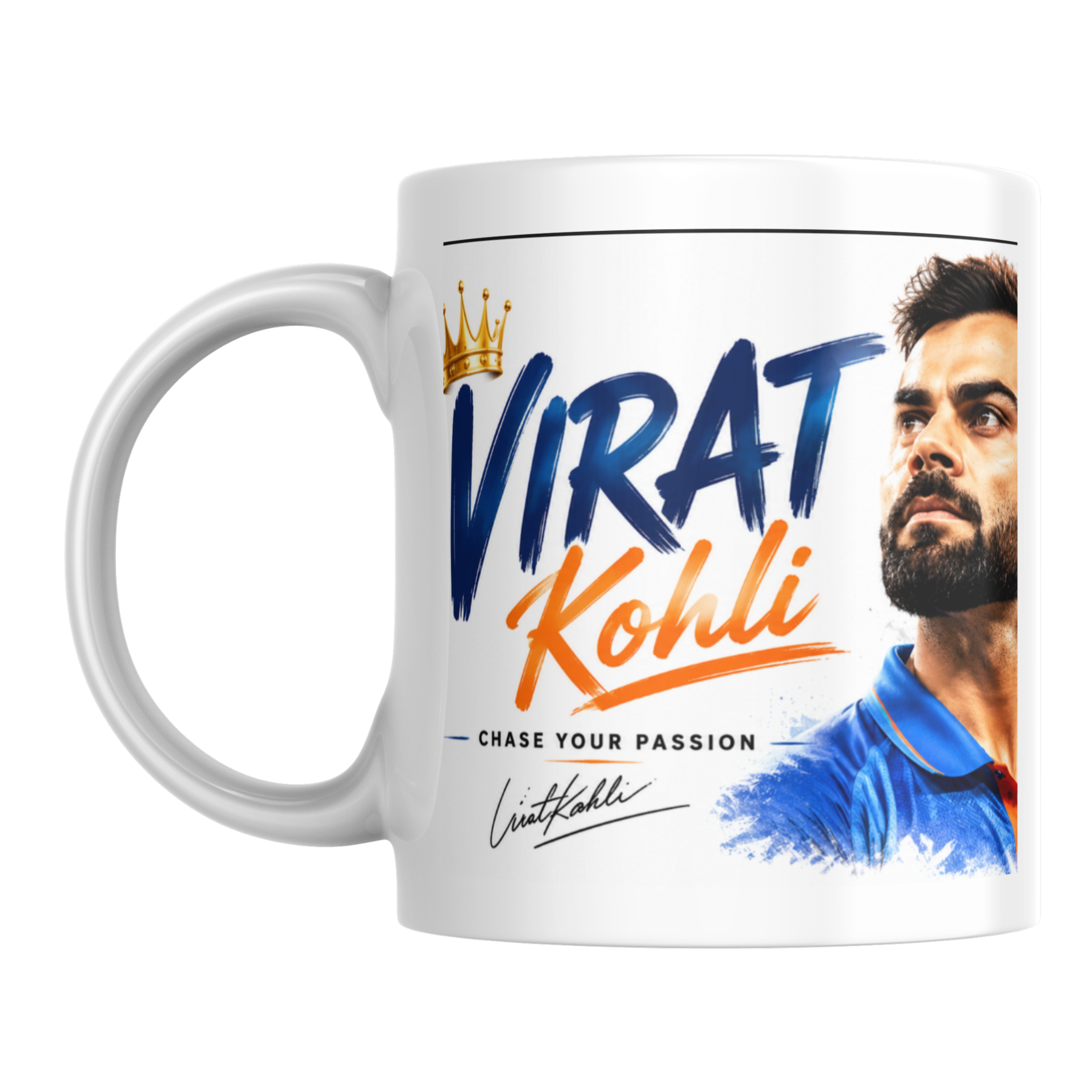 King Virat Kohli 18 Chase Master Victory Ceramic Mug